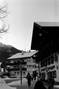 Swiss Alps in the Background of Fussen City Scape - Bromwich Photography