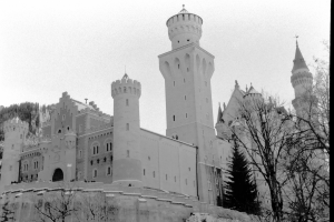Neuschwanstein Castle From the First Landing - Fussen, Germany